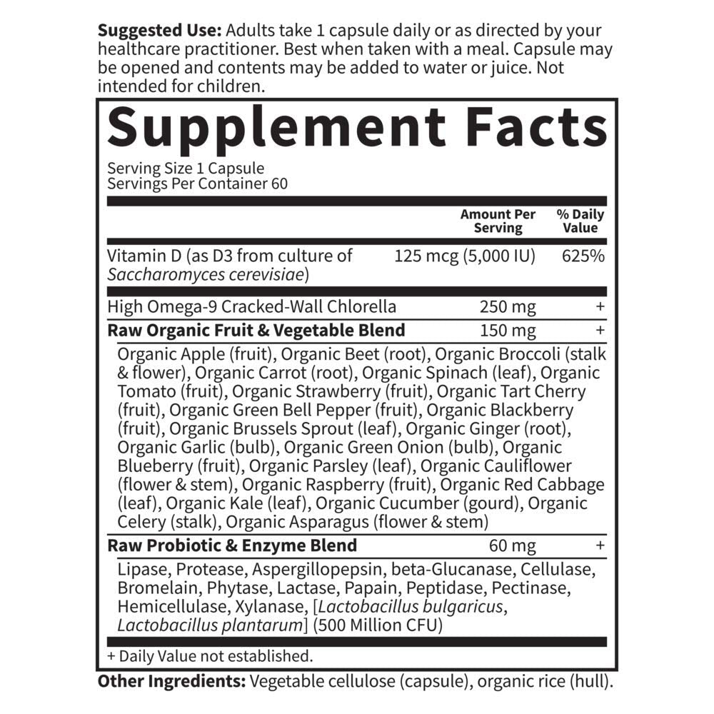 Digestive enzymes included for easy digestion