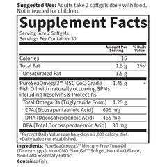EPA, DHA and DPA on the bottle