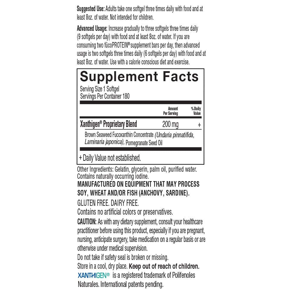 Garden of Life fucoThin gluten-free and dairy-free icon indicates suitability
