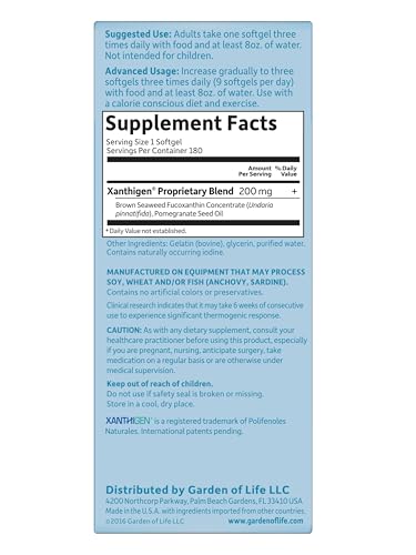 Garden of Life fucoThin packaging montage highlighting natural whole-food formula