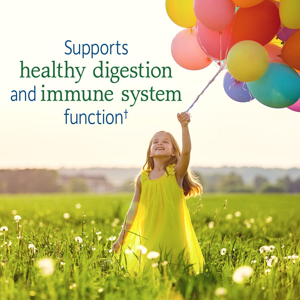 Fruit and veggie prebiotic blend on label for kids probiotic