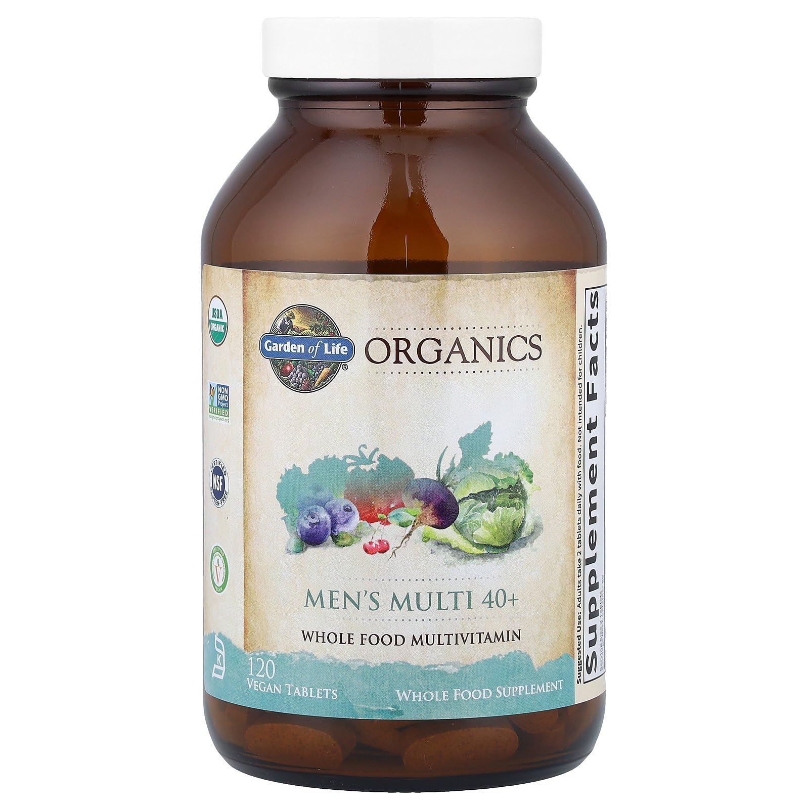 Certification labels: Organic, Non-GMO Project Verified