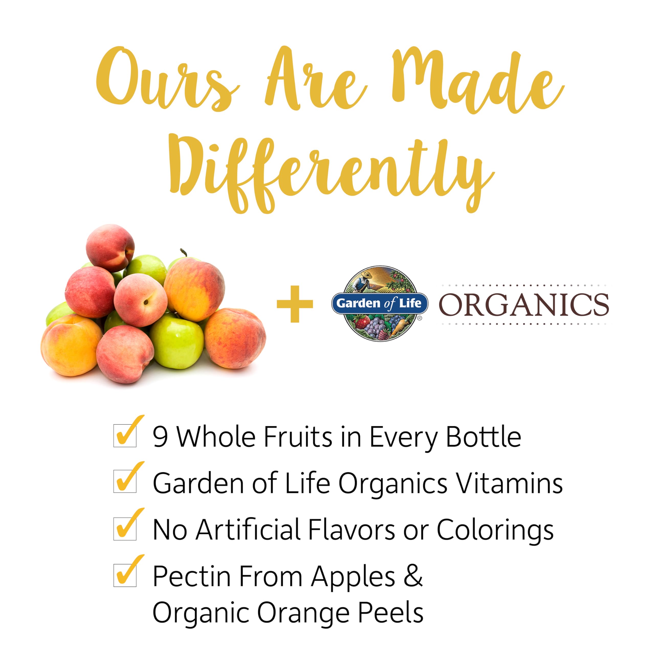 Nutritional label highlighting USDA Organic and Non-GMO