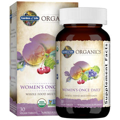 Packaging for Garden of Life Organics Womens Multivitamin