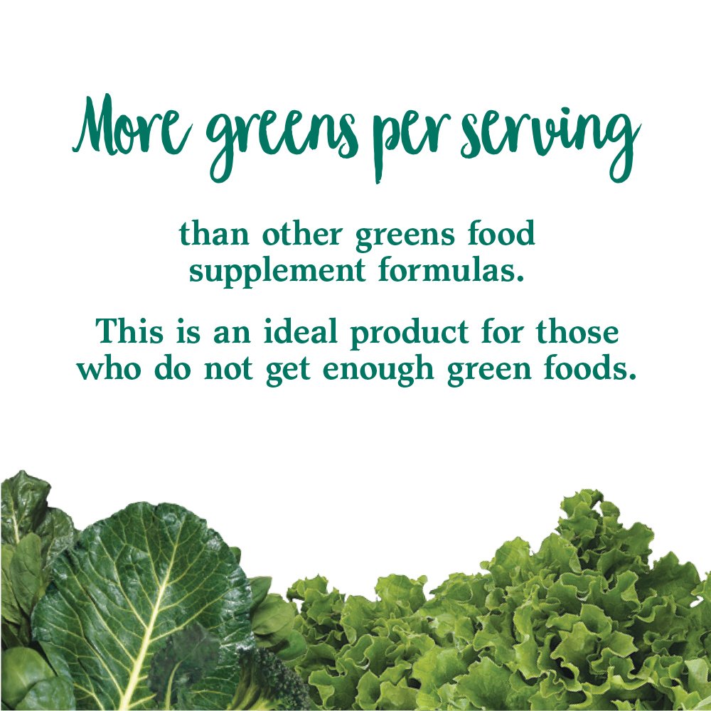 Digestive support and healthy metabolism with greens powder