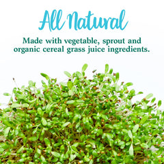 Supports immune health and alkalinity with spirulina and greens