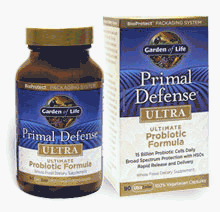 Garden of Life Primal Defense Ultra probiotic supplement – 60 veggie caps