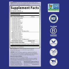 Non-GMO and gluten-free certification icons on the label