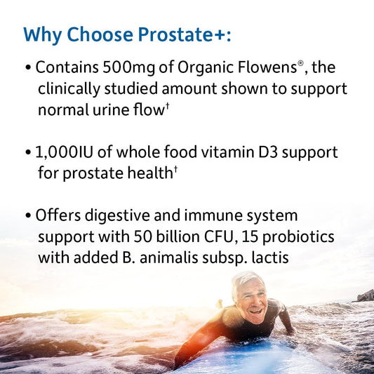 Two Prostate+ probiotic capsules
