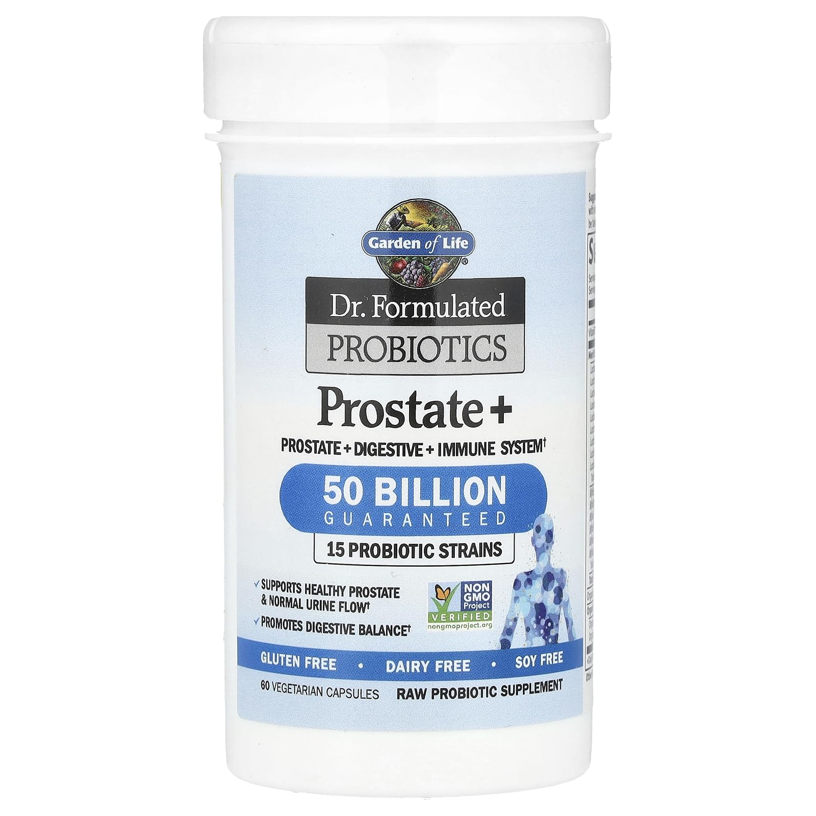 Organic Flowens cranberry powder illustration used in Prostate+