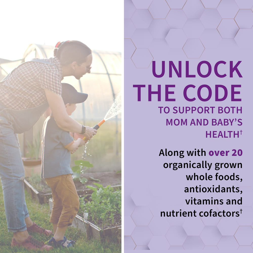Probiotic capsules and digestive enzymes included in RAW Prenatal