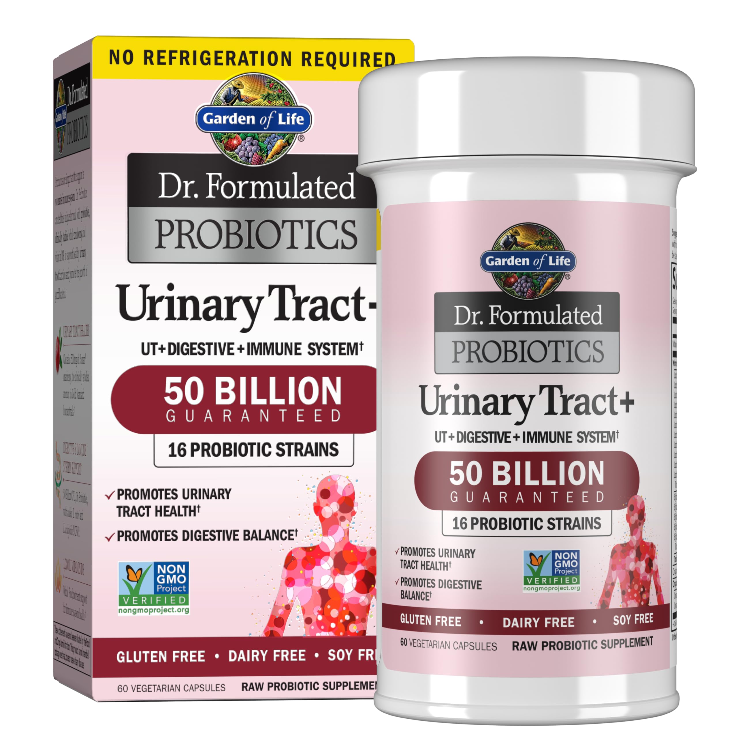 Garden of Life Urinary Tract+ Probiotics bottle front view