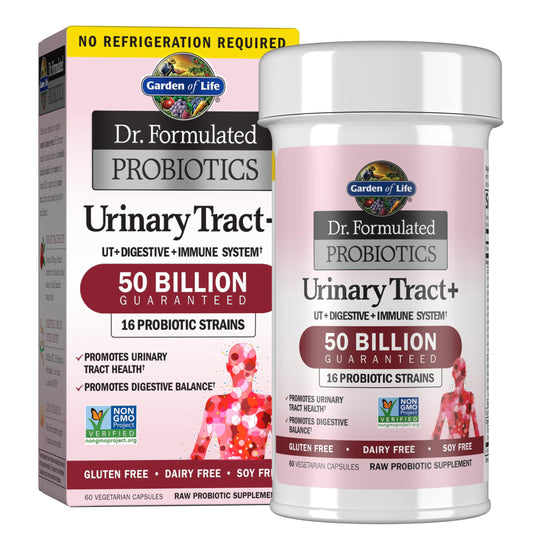 Garden of Life Urinary Tract+ Probiotics bottle front view