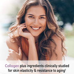 Label highlights 10 g grass-fed collagen per serving and probiotic