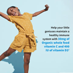 USDA Organic and Non-GMO badge on Kids Probiotics packaging