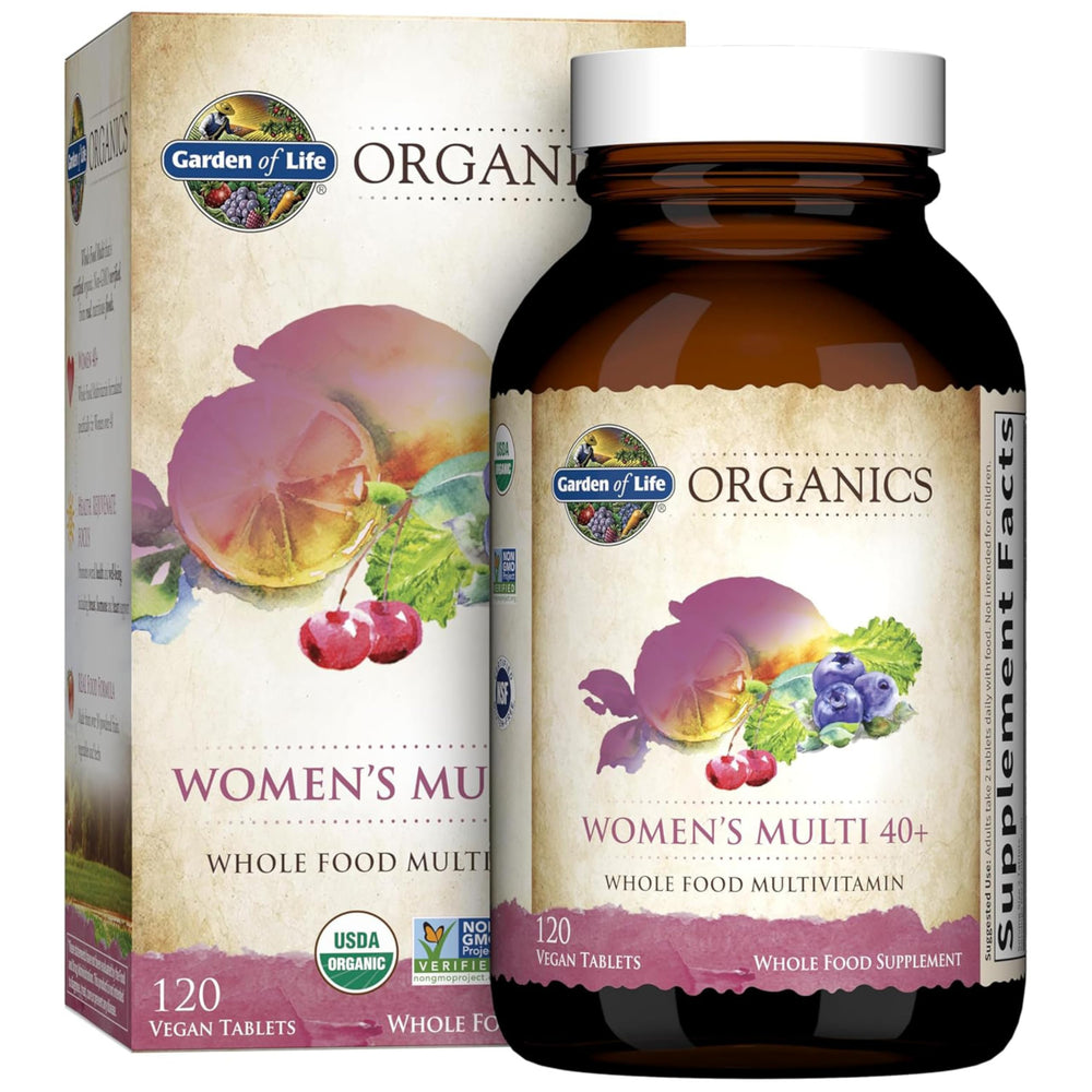 Hero image of Garden of Life Organics Multivitamin for Women 40+ (120 tablets)