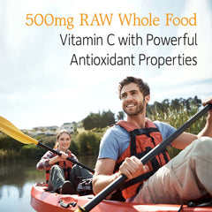 Assorted organic fruits and vegetables used in the formula