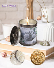 Lead-free cotton wick in Gardenia scented candle