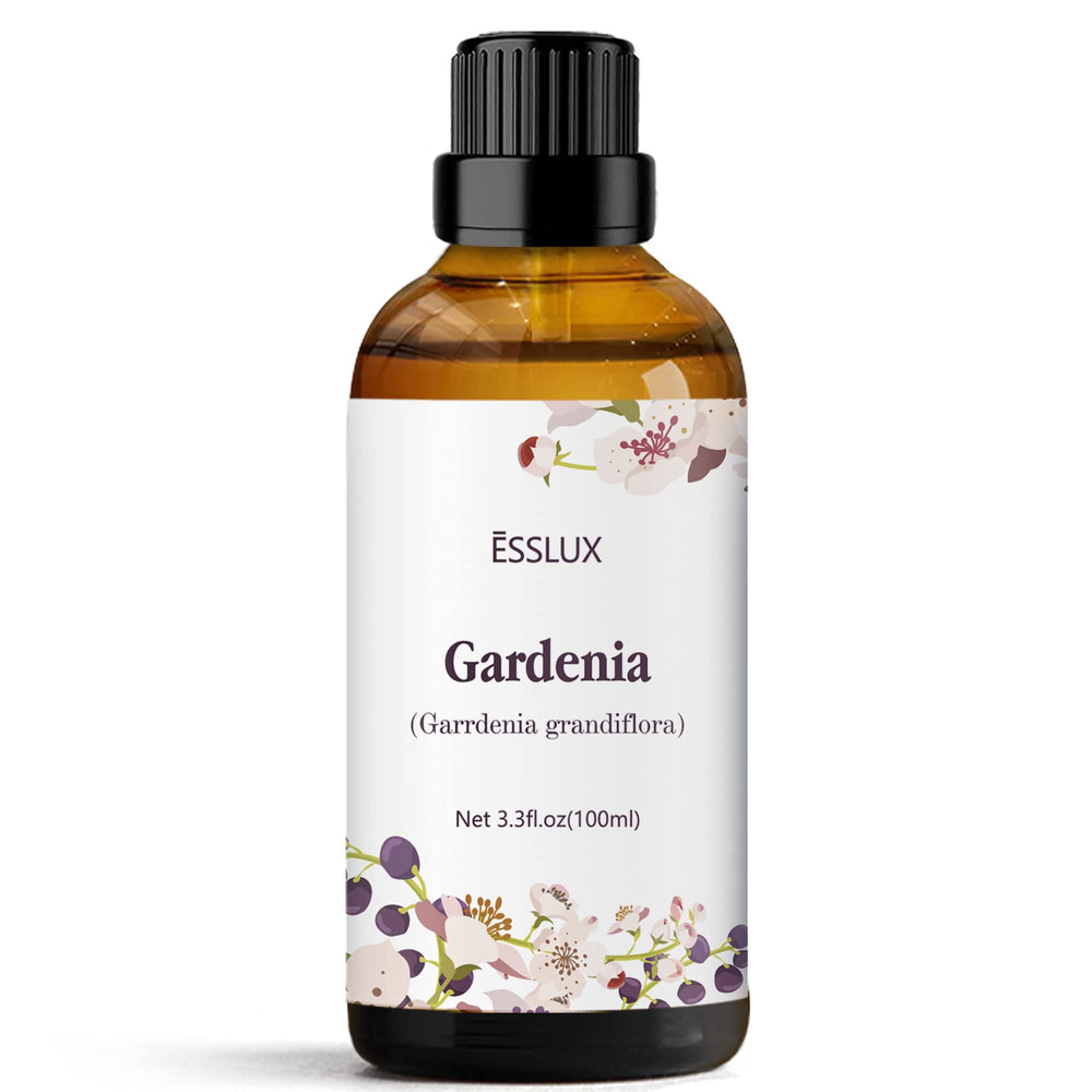 Packaging: 100 ml amber bottle with dropper for gardenia oil