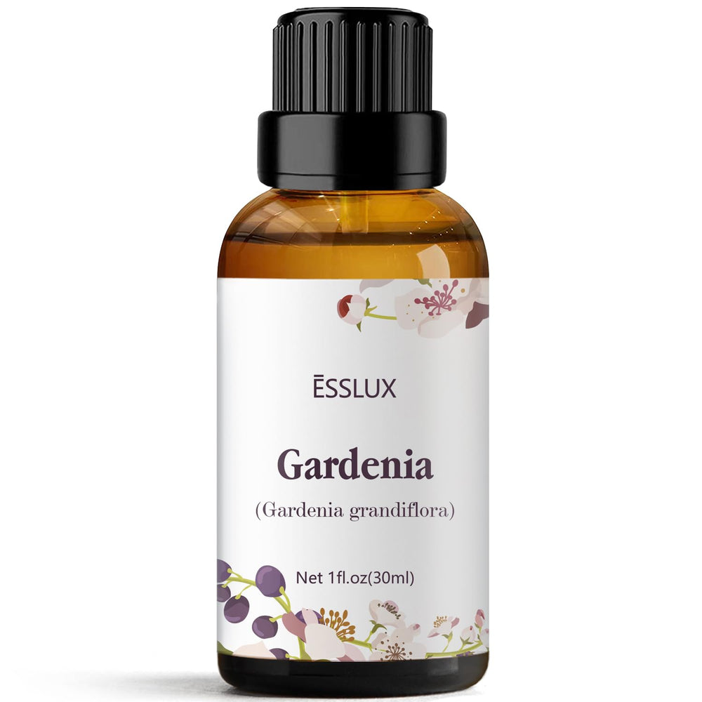 Esslux Gardenia essential oil bottle 30 ml in amber glass with dropper