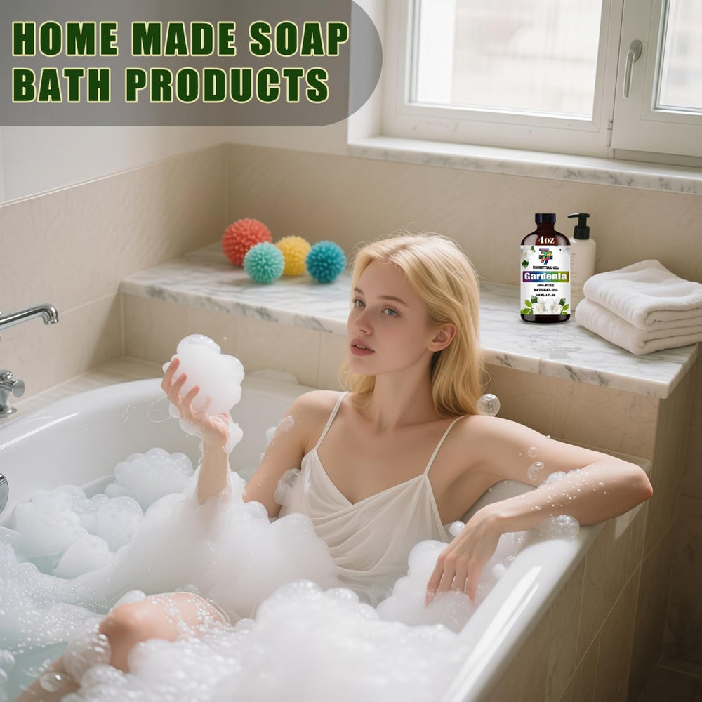 Gardenia essential oil for natural DIY cleaners