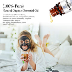 Gardenia essential oil bottle for massage and skincare