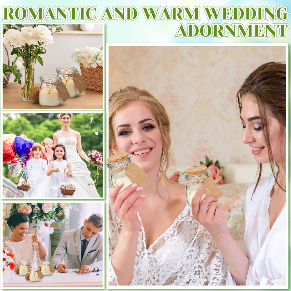 Gardenia scented wedding candle