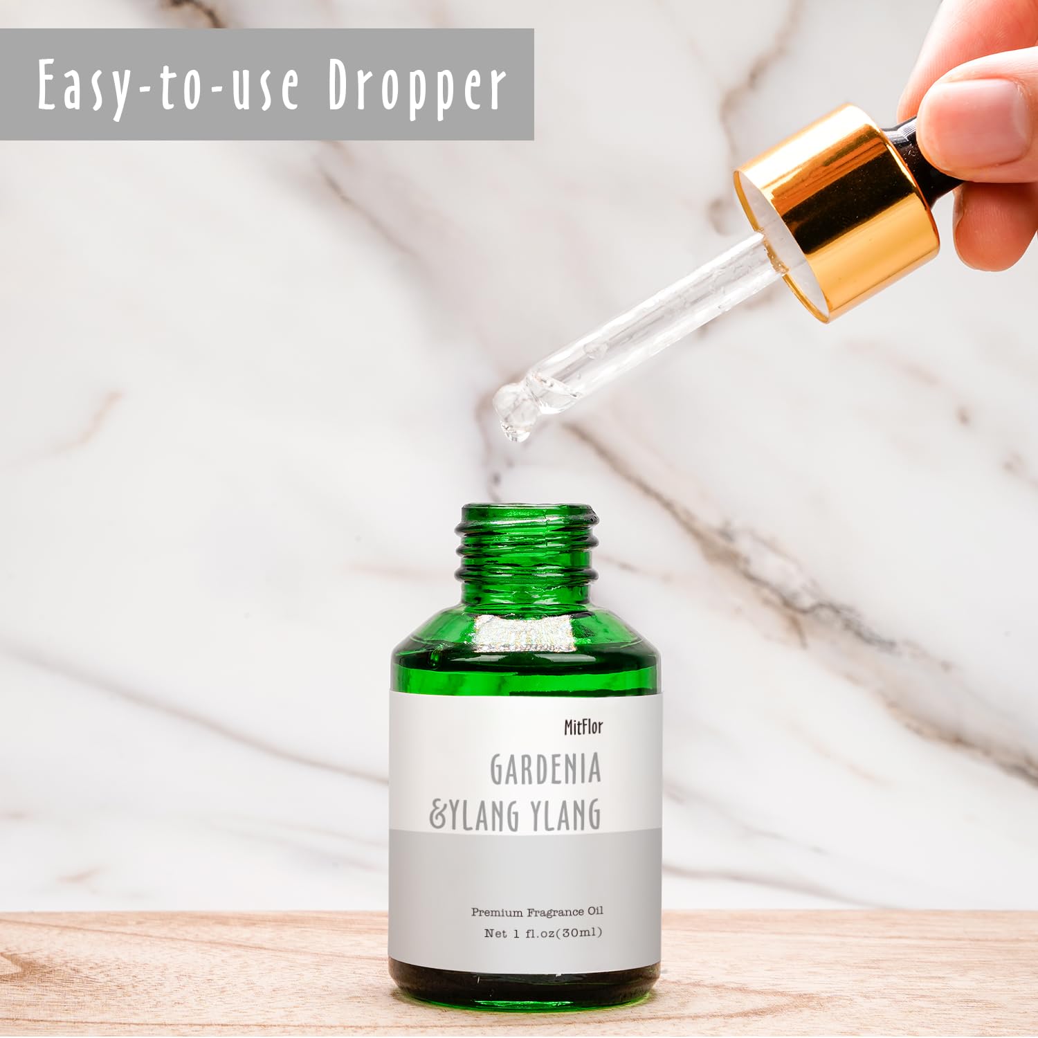 Diffuser filled with Gardenia & Ylang Ylang fragrance oil