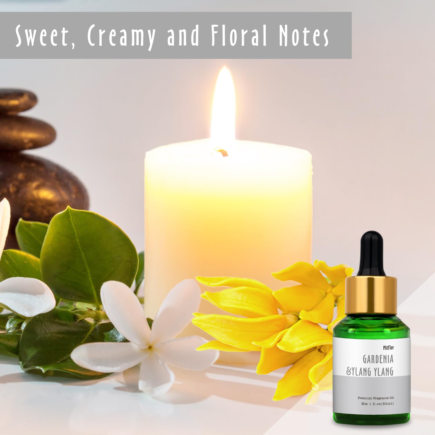 MitFlor fragrance oils branding and product aesthetic