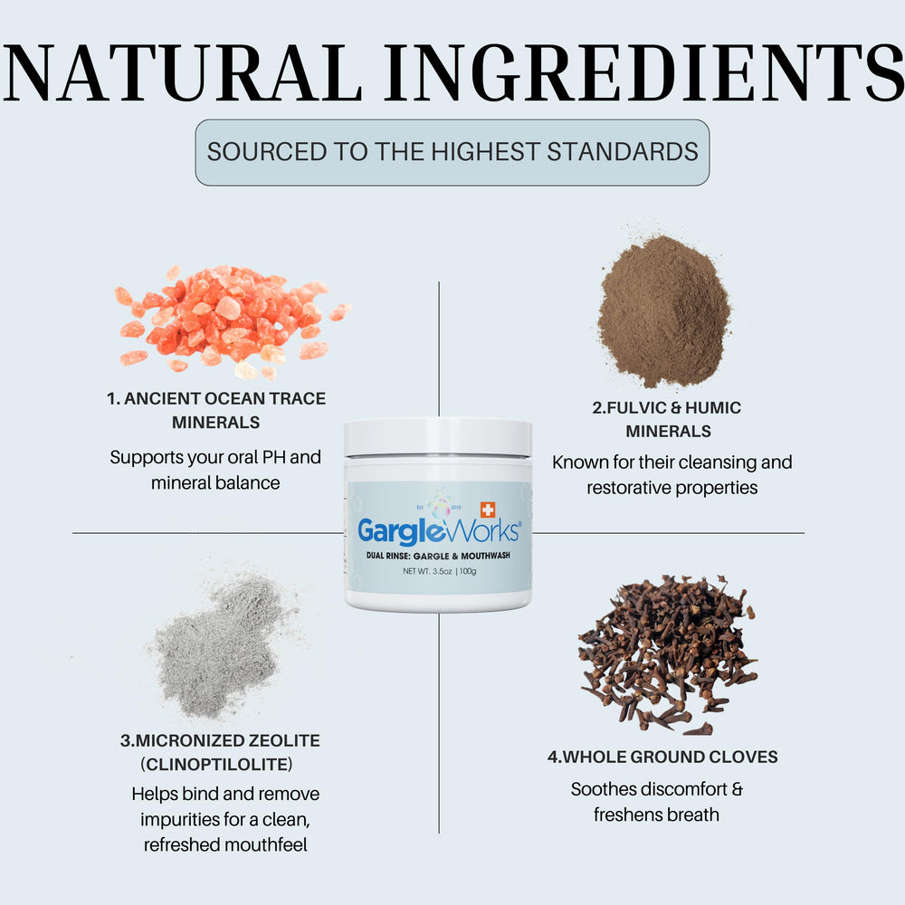 Ground whole cloves used in GargleWorks