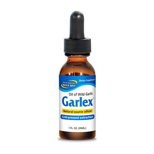 Garlex Oil of Wild Garlic 1 oz bottle – front view
