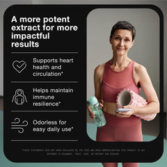 Garlic capsules delivering 10 mg allicin per serving