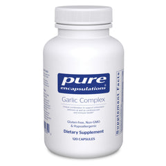 Pure Encapsulations Garlic Complex bottle with 120 capsules