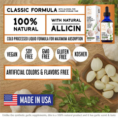 USA made packaging and production label