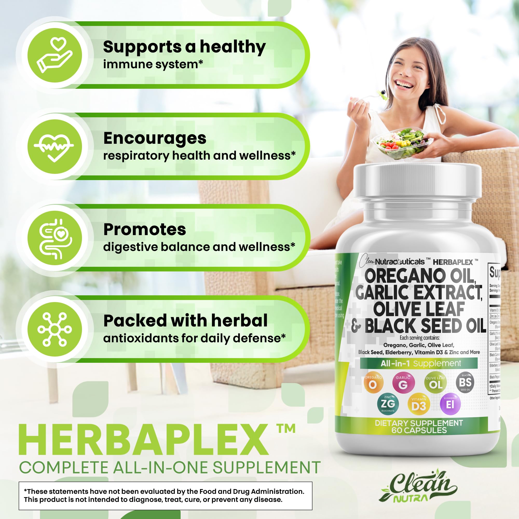 Odorless garlic capsules for immune support