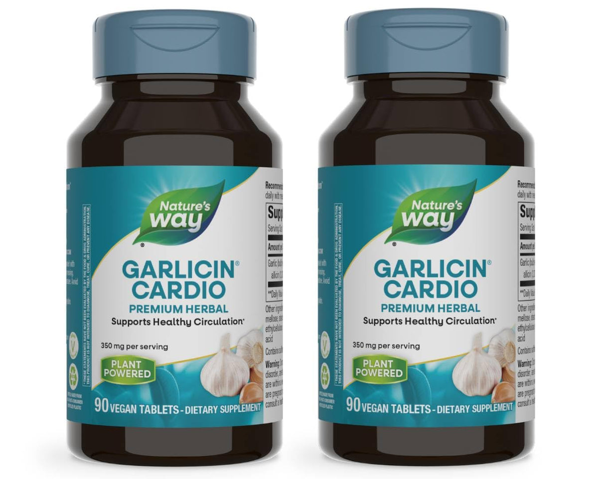 Nature’s Way Garlicin Cardio bottle front label