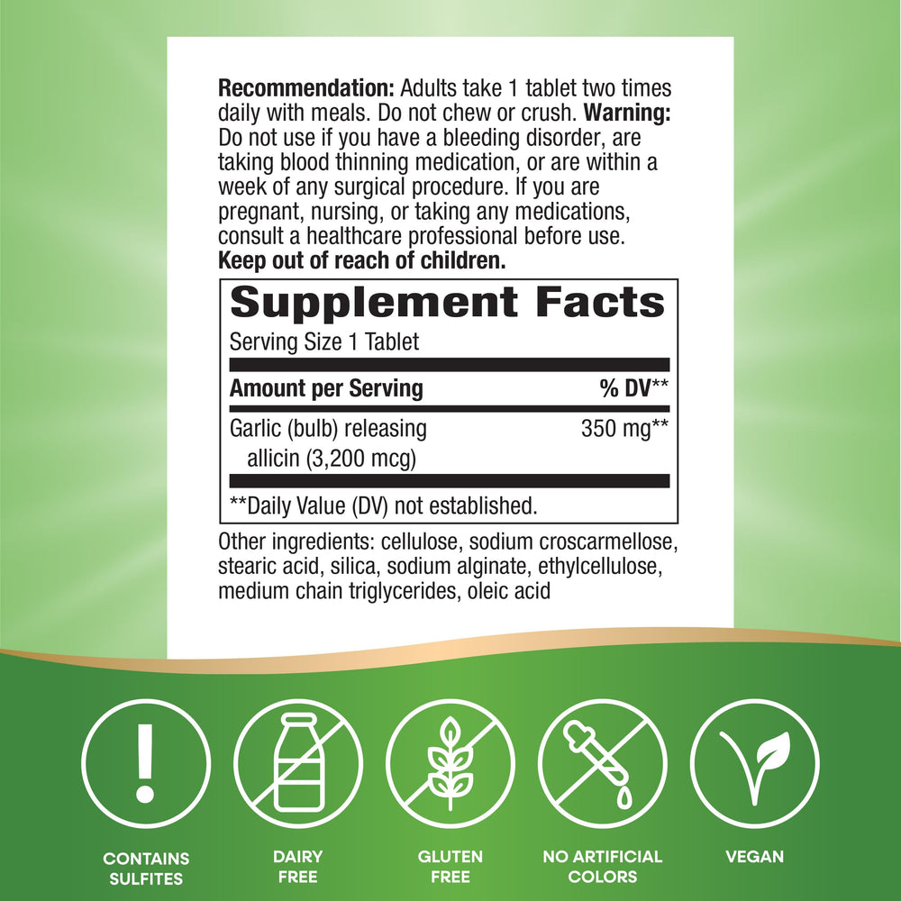 Supports healthy circulation with Garlicin Cardio