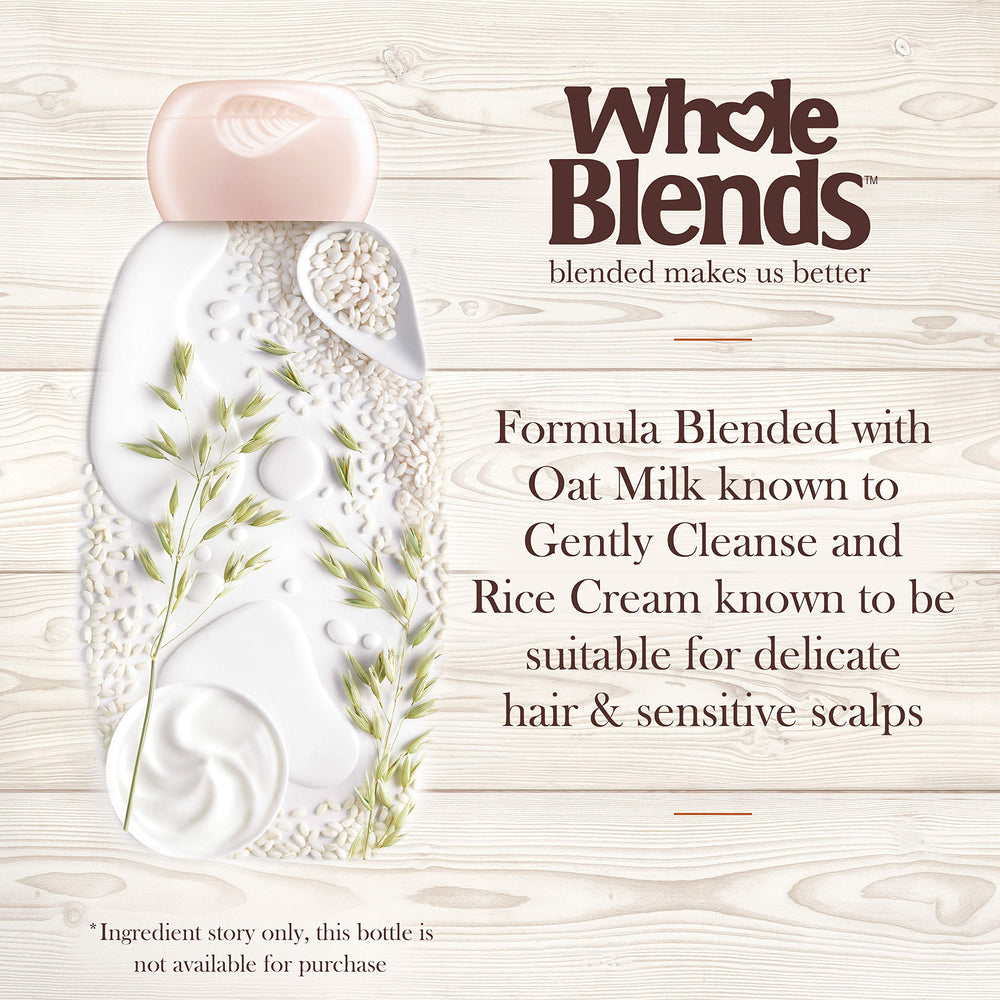 Garnier Whole Blends Gentle Shampoo Oat Delicacy wet hair before conditioning
