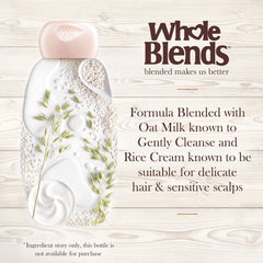 Garnier Whole Blends Gentle Shampoo Oat Delicacy wet hair before conditioning