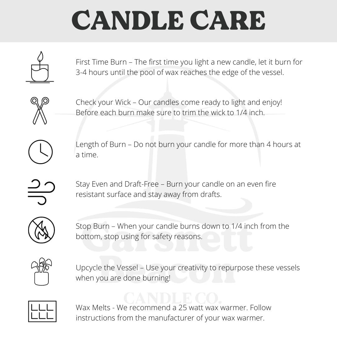 Garsnett Beacon Morning Brew Wax Melts cruelty-free label signals clean experience.