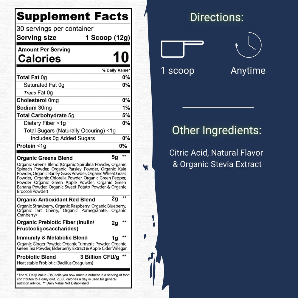 Gaspari Greens & Reds antioxidants image highlight