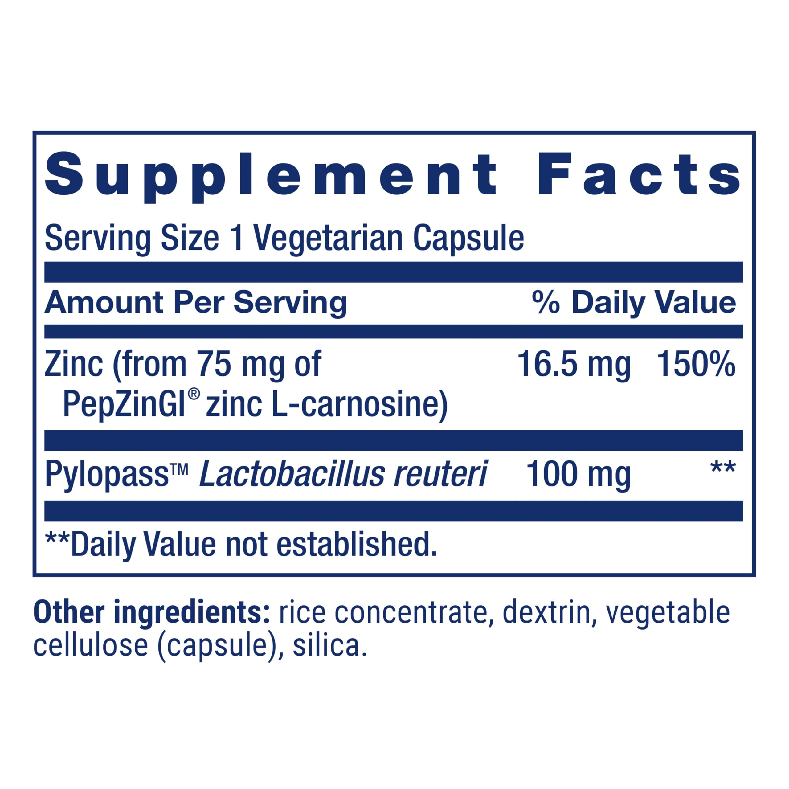 Pylopass Lactobacillus reuteri probiotic logo on packaging