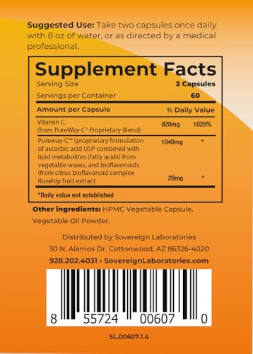 Graphic illustration of Liposomal Delivery System improving vitamin C absorption