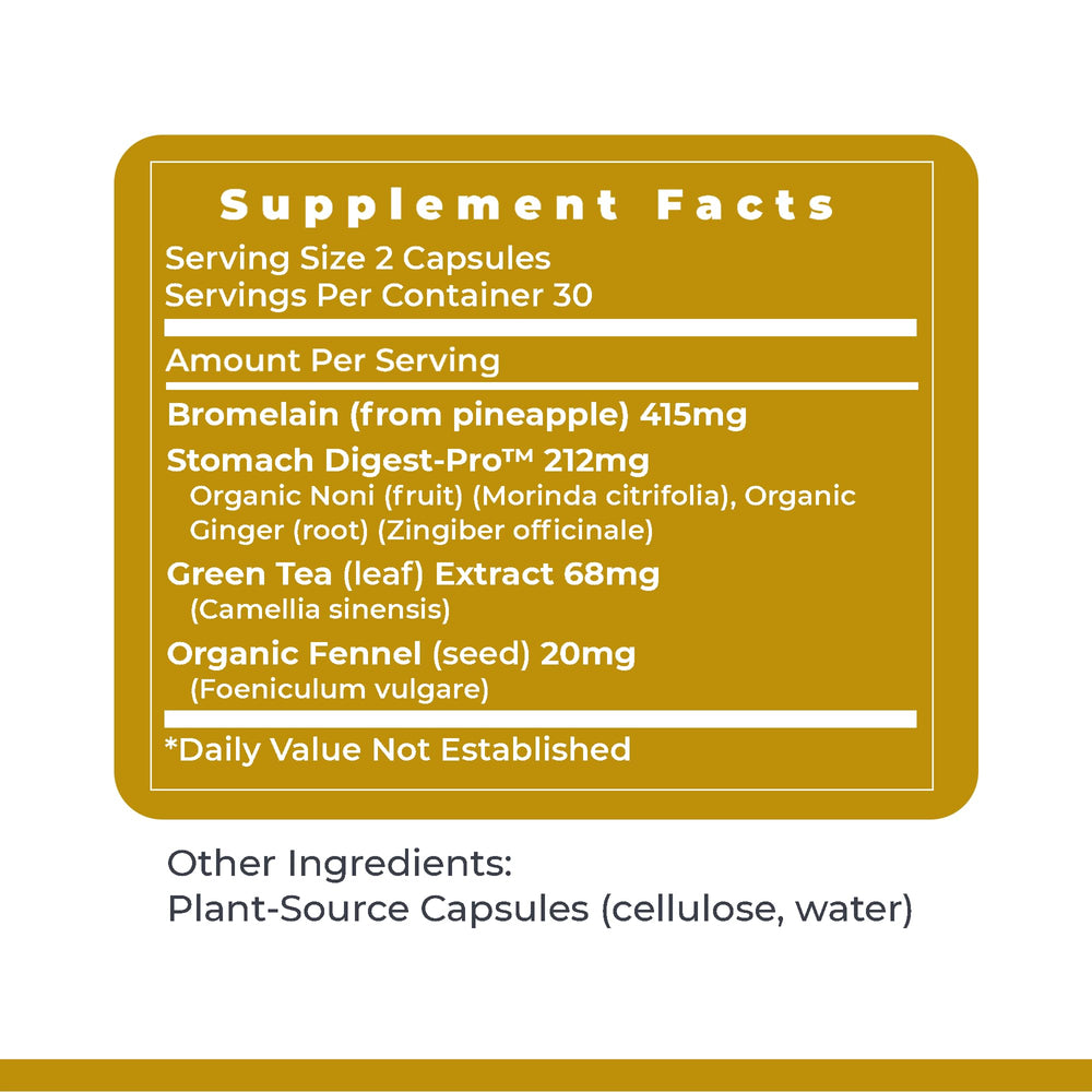 Dosage guidance: two capsules daily of GastroVen