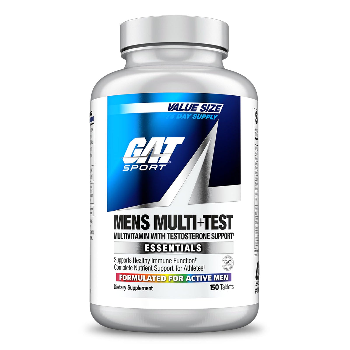 GAT SPORT Men's Multi + Test bottle front view