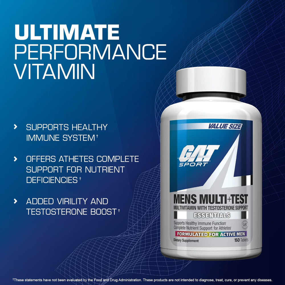 GAT SPORT bottle with 150 count label