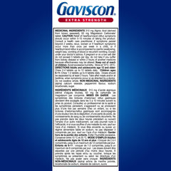 Gaviscon Peppermint foamtabs pictured beside a nightstand for late relief.