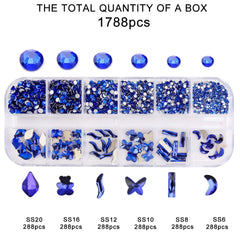 GAVIYE nail art glimmer decorations for personalized designs.