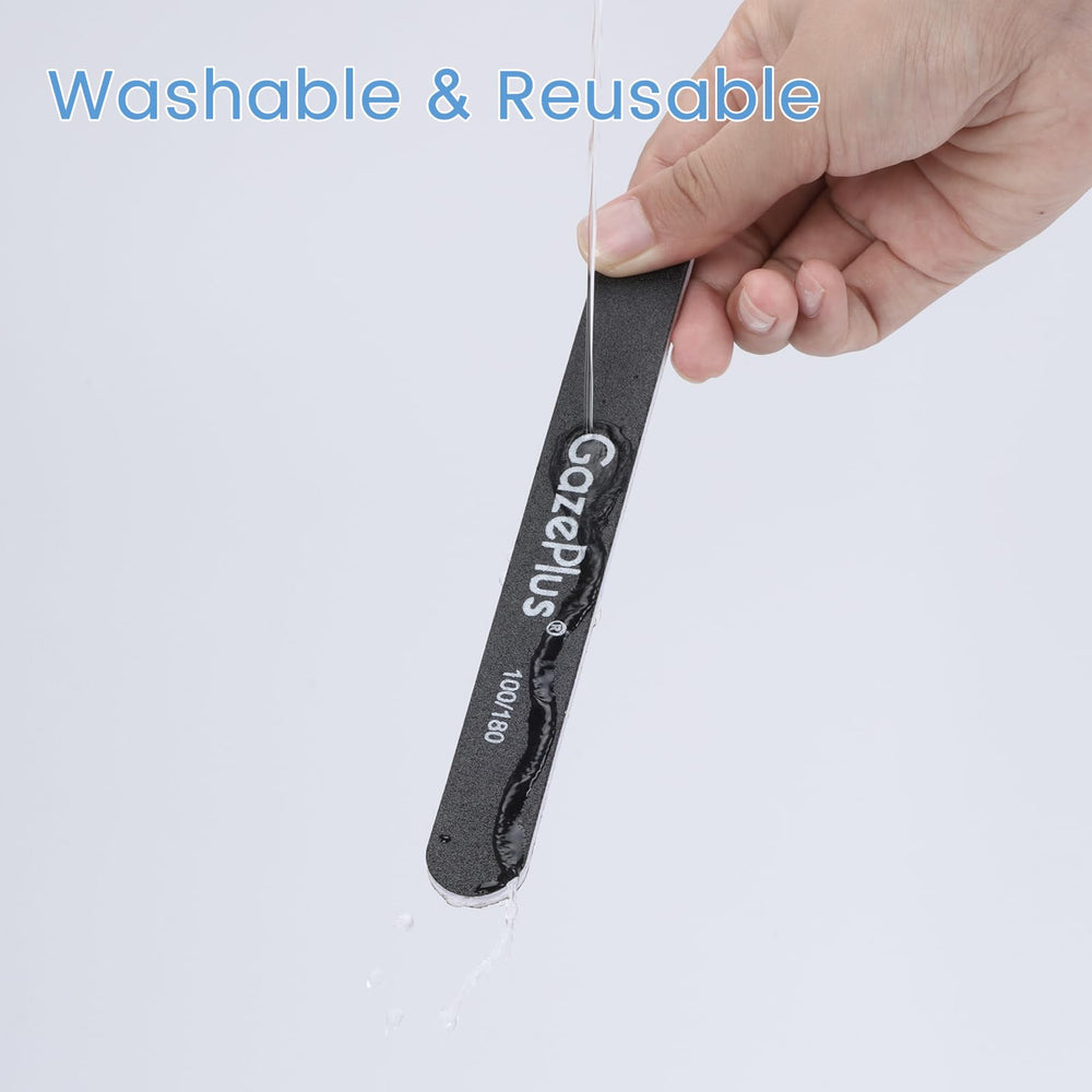 GAZEPPLUS rounded-edge design enables precise control during filing