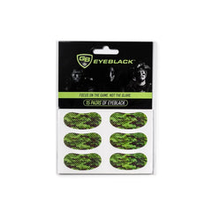 GB Eyeblack green camo pack for glare reduction during games